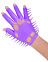 Перчатка для чувственной стимуляции эрогенных зон Neon Luv Glove, фиолетовая