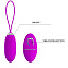 Перезаряжаемое виброяйцо Joanne фиолетовое Pretty Love