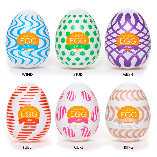 Набор яиц Tenga Egg ІV Wonder Package с разными рельефами
