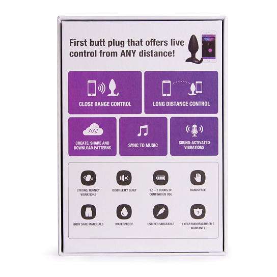 Анальная пробка LOVENSE HUSH