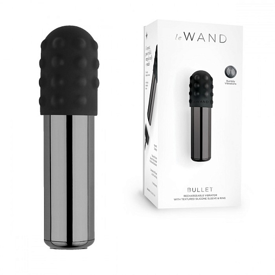 Люксовый мини-вибратор Le Wand Bullet, черный