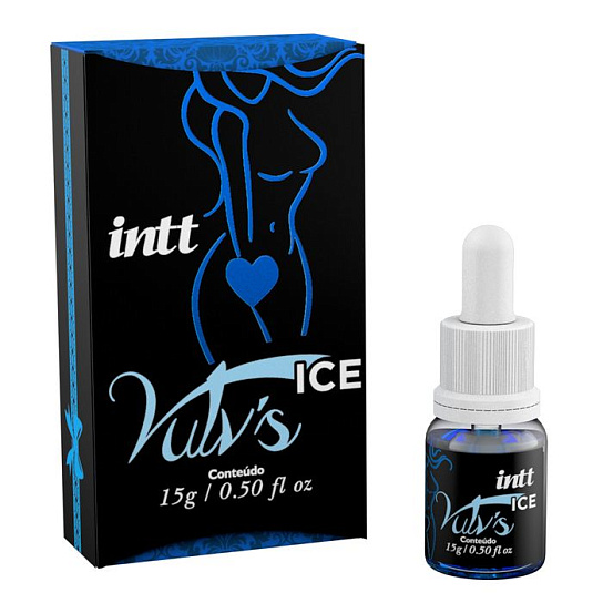 Возбуждающий гель Intt Vulv's Ice с эффектом холода, 15 мл