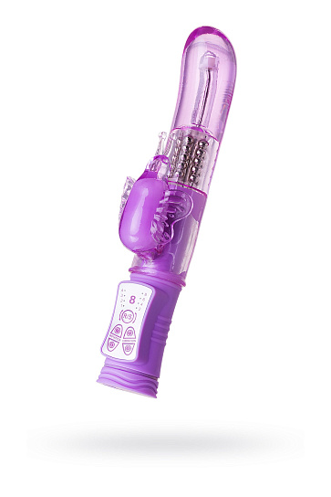 Вибратор A-Toys с функцией вращения, 22 см