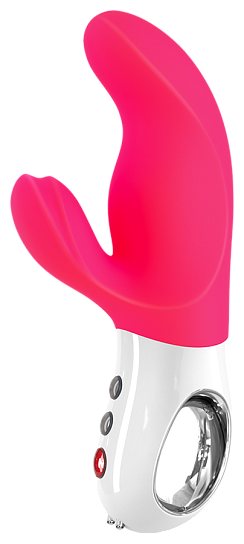 Мини-вибратор премиум класса Miss Bi, 17 см, розовый