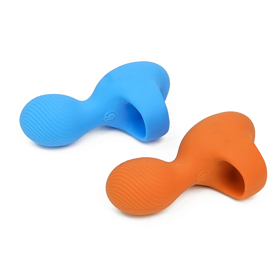 Мини-вибратор насадка на палец Magic Vibe, синий