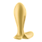 Анальная пробка с вибрацией Satisfyer Intensity Plug, желтая