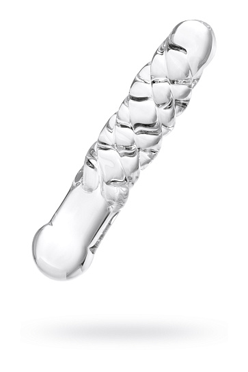 Фаллоимитатор из стекла DILDO прозрачный, 17 см