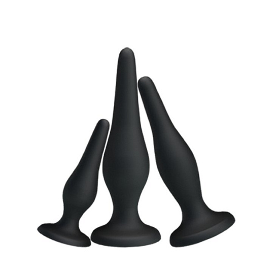 Набор эргономичных анальных пробок Pretty Love