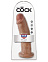 Фаллоимитатор-гигант на присоске King Cock 10 Cock Brown, 23 см, загорелый