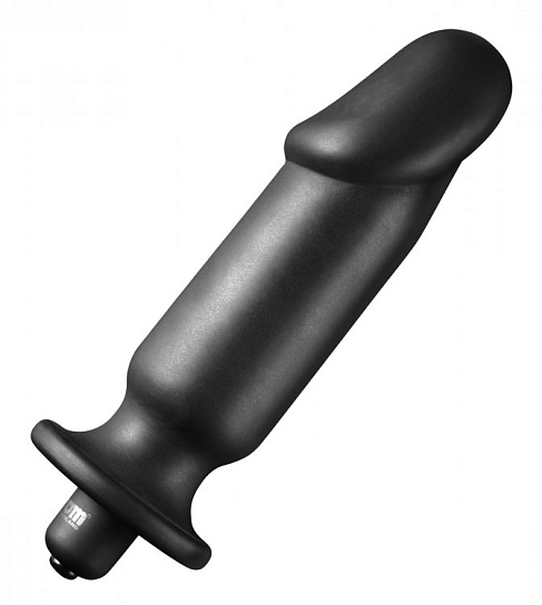 Вибропробка фаллической формы Tom of Finland Silicone, малая