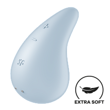 Вибромассажер Satisfyer Dew Drop, голубой