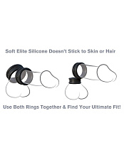 Набор из двух эрекционных колец Rings, C-Ringz