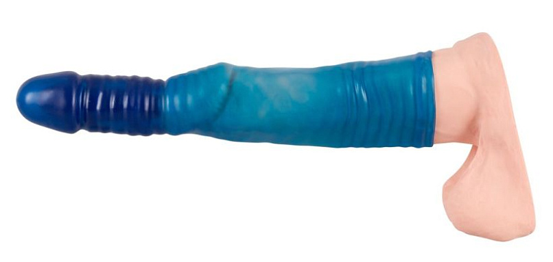 Вибронасадка, удлиняющая пенис с пультом ДУ Vibro-Penis Sleeve