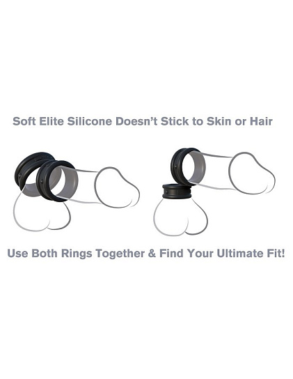 Набор из двух эрекционных колец Rings, C-Ringz