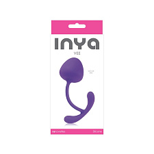 Универсальный вагинальный шарик INYA VEE, фиолетовый