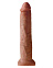 Фаллос гигант King Cock 13 Cock Flesh, 29 см, загорелый
