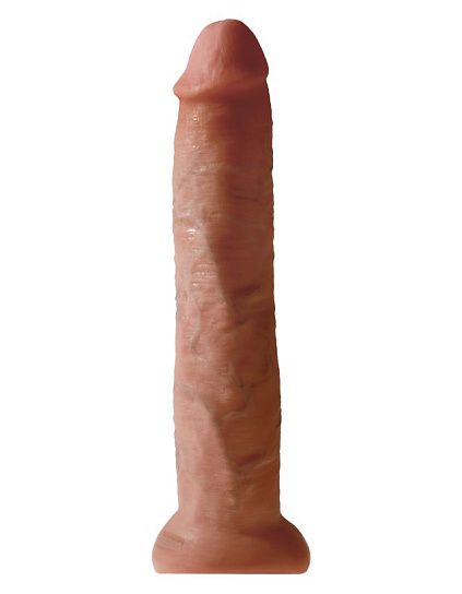 Фаллос гигант King Cock 13 Cock Flesh, 29 см, загорелый