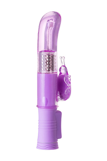 Вибратор A-Toys с функцией вращения, 22 см