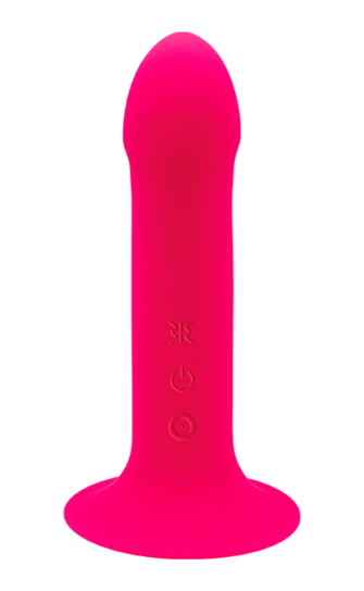 Фалломитатор с вибрацией Adrien Lastic Hitsens 2 17.2 см, розовый