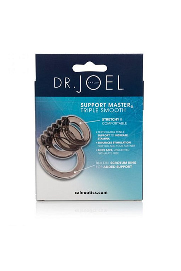 Насадка на член с подхватом мошонки Triple Smooth Dr Joel