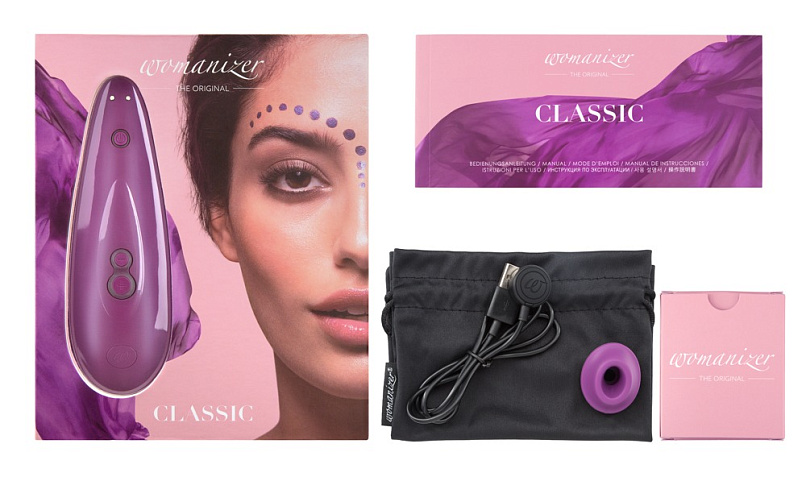 Стимулятор клитора вакуумный Womanizer Classic, 8 режимов