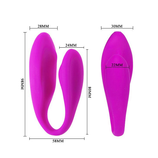 Вибромассажер для двоих BERNIE