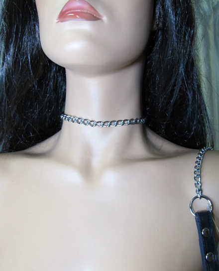 Поводок с цепью, 85 см