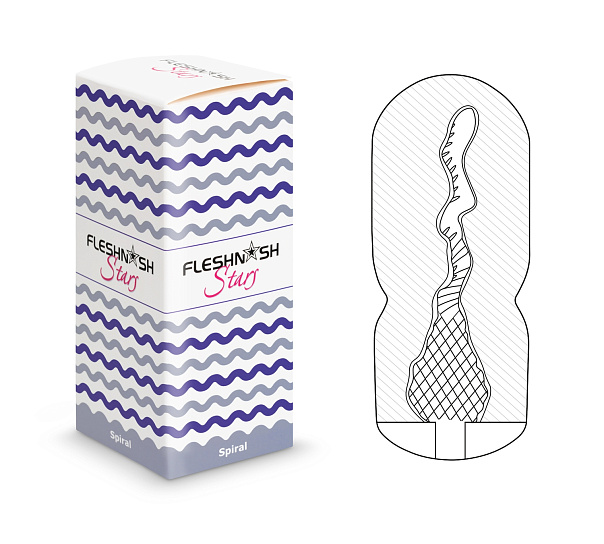 Мастурбатор с эффектом вакуума Spiral Touch