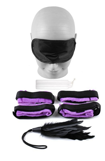 Комплект бондаж для новичков Beginner's Bondage Set, фиолетовый
