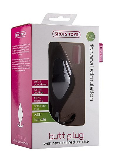 Классическая анальная пробка, черная