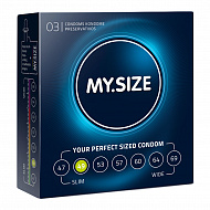 Качественные латексные презервативы My Size N49 49*160 мм