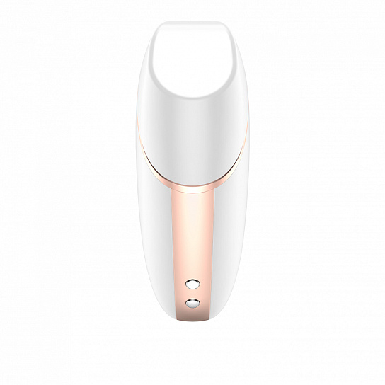 Вакуумный массажер Satisfyer Love Triangle с вибрацией, белый