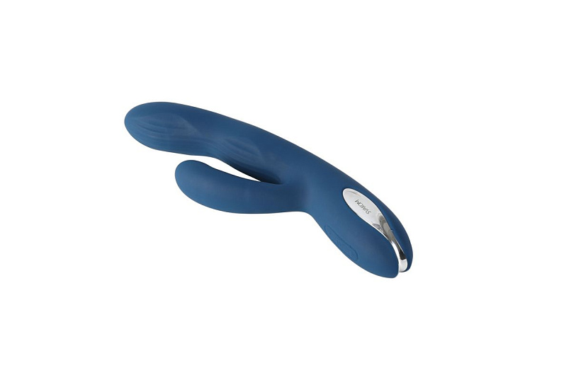 Вибратор с пульсирующей головкой Svakom Aylin, темно-синий