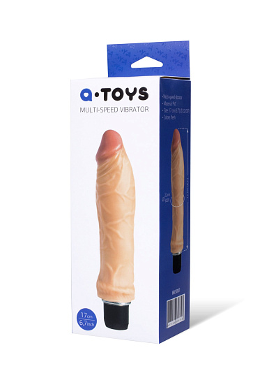 Вибратор реалистичный многоскоростной, ToyFa A-Toys, 20 см