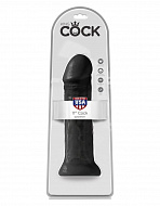 Пенис-гигант на присоске King Cock 11 Cock Black, 23 см