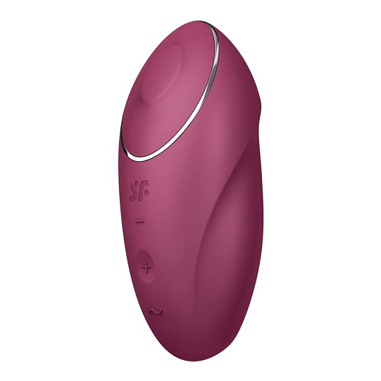 Вибростимулятор с функцией "жидкий воздух" Tap & Climax 1 Satisfyer, красный