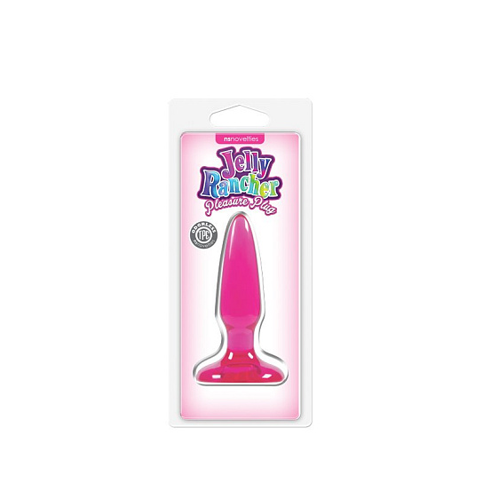 Анальная пробка мини Jelly Rancher Pleasure Plug - XS, розовая