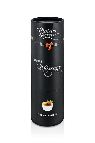 Massage Oil Creme Brulee массажное масло Крем Брюле, 59 мл