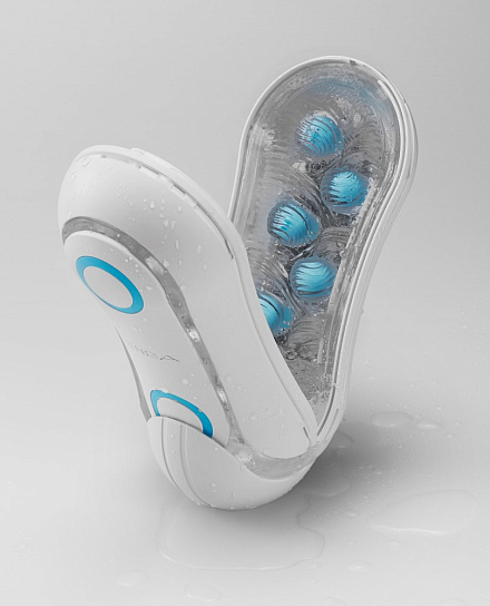 Мега-мастурбатор Flip ORB, синий