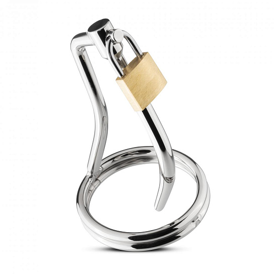 Уретральный стимулятор с Замком Sinner Penis Cage With Penis Plug