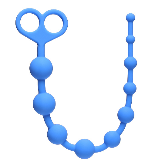 Анальные бусы Lola Toys Orgasm Beads, синие