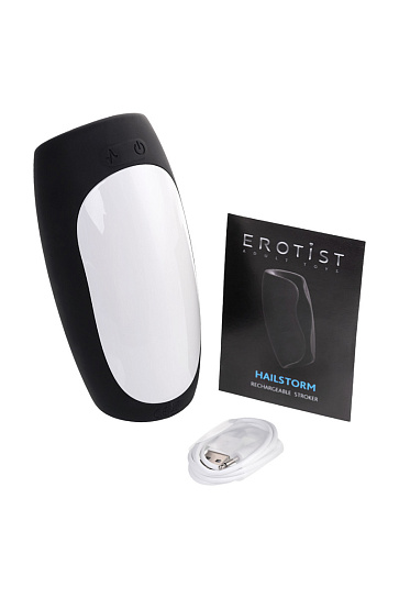 Мастурбатор для мужчин EROTIST HAILSTORM с электростимуляцией
