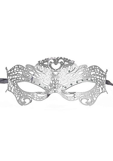 Маска Butterfly Masquerade Silver металлическая