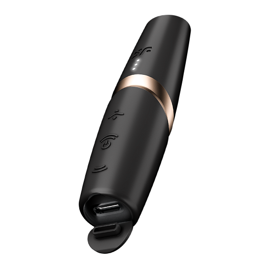 Satisfyer Perfect Kiss — клиторальный вакуумный вибратор в форме помады, 30 режимов Satisfyer Perfect Kiss — клиторальный вакуумный вибратор в форме помады, 30 режимов