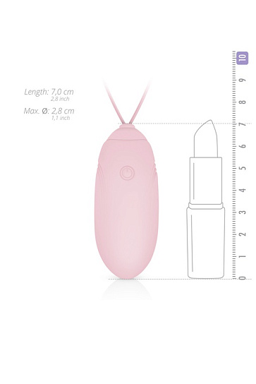 Вибро яйцо LUV EGG с дистанционным управлением, розовое
