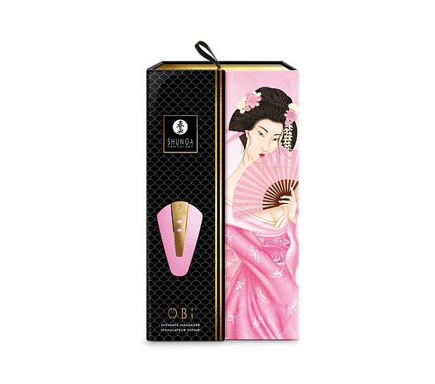 Вибратор-массажер Shunga Obi, розовый