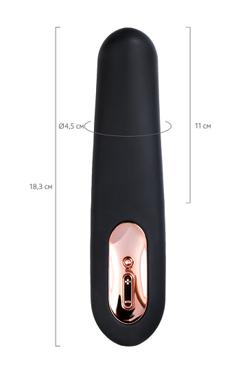 Красивый мощный вибратор Waname D-Splash Tsunami, 18.3 см