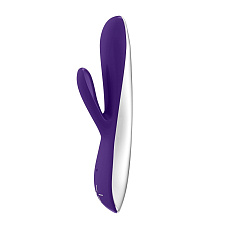 Перезаряжаемый женский вибратор-кролик OVO E5, фиолетовый 19,5 см