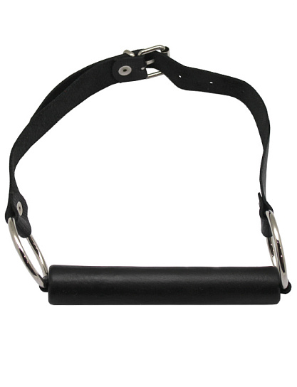 Кляп-трензель с ремнями, черный