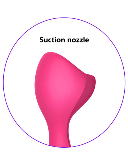 Вибратор с вакуумной стимуляцией клитора Bernic